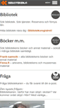 Mobile Screenshot of biblioteken.fi